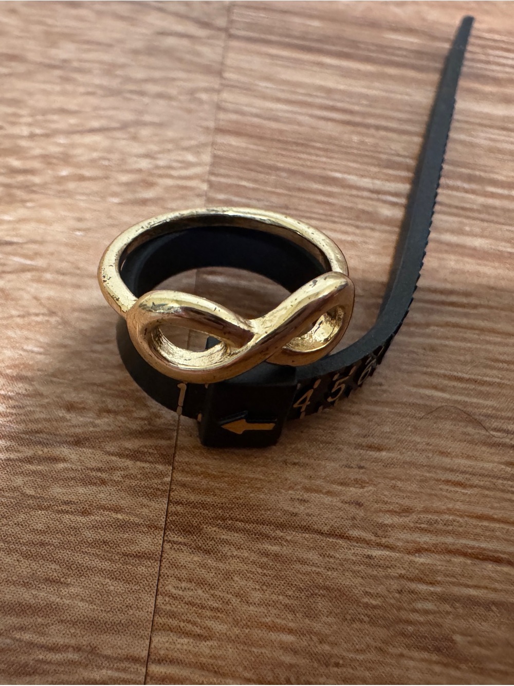 Gold Infinity Midi/Pinky Ring